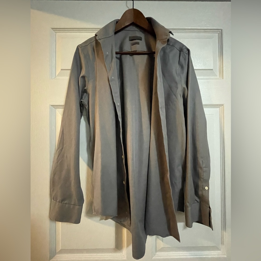 Calvin Klein Men's Gray Shirt Jacket